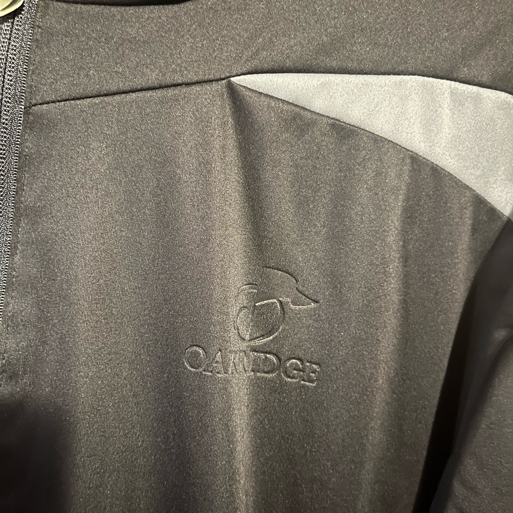 Antigua Black Performance Jacket with Subtle Logo